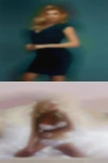 Middle woman looking someone